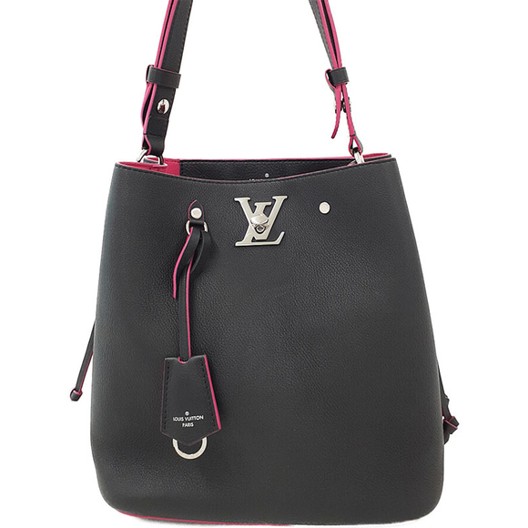 Louis Vuitton Lock Me Bucket Shoulder Bag Noir - Picture 1 of 8